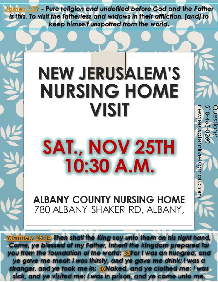 New Jerusalem Home Saved Church Albany Ny New Jerusalem Home Saved Church Albany Ny